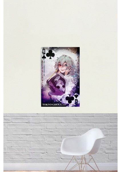 Tokyo Ghoul - Kraliçe Eto Yoshimura Tablo Ahşap Poster Dekoratif