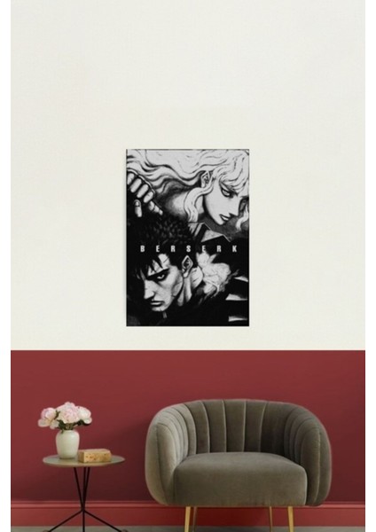 Guts And Grıffıth Beyaz Tablo Ahşap Poster Dekoratif fiyatları