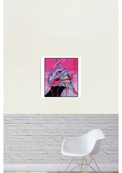 Eva - Neon Genesis Evangelion - 6.66 Tablo Ahşap Poster Dekoratif