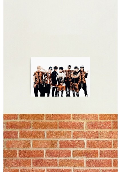 Bts Grup Fotoğrafı Tablo Ahşap Poster Dekoratif KOD2956 fiyatları