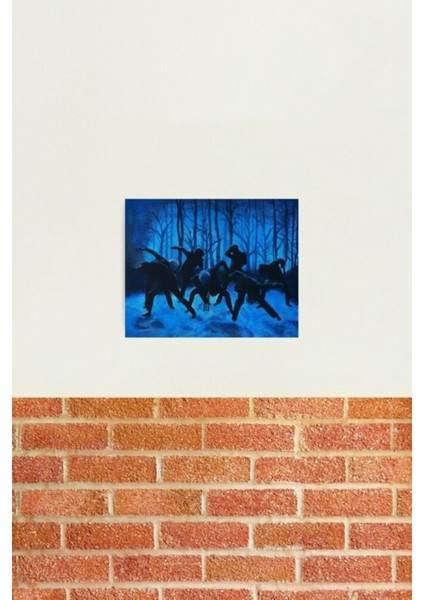 Bts Siyah Kuğu Tablo Ahşap Poster Dekoratif KOD3807