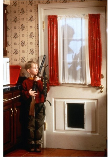 Home Alone Tablo Ahşap Poster Dekoratif