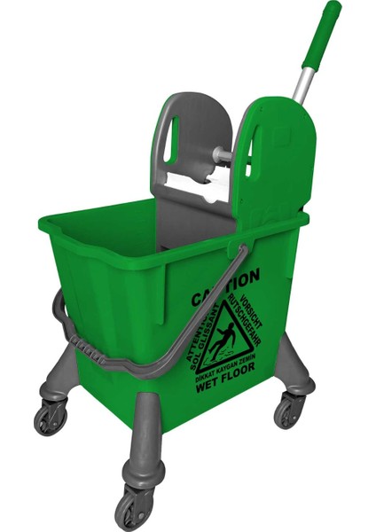 Üçtem Spider Plastik Presli Temizlik Seti STS729-YEŞIL