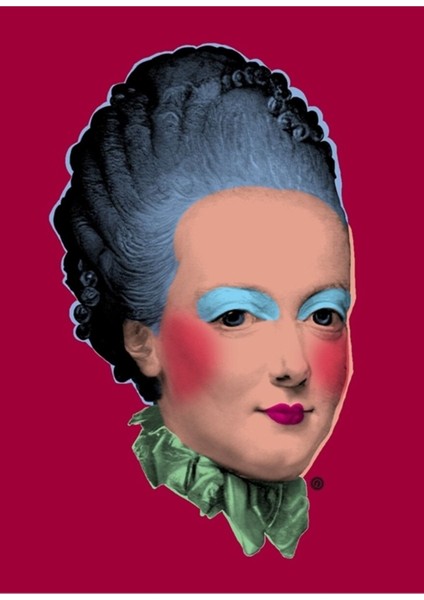 Marie-Antoinette Tablo Ahşap Poster Dekoratif