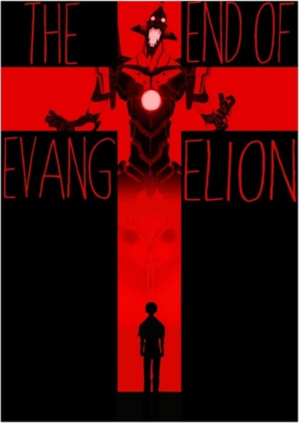 Evangelion'un Sonu Tablo Ahşap Poster Dekoratif