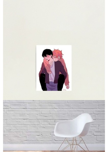Kagehina Uwu Tablo Ahşap Poster Dekoratif