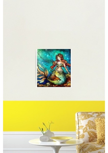 Deniz Kızı Okyanusta Güzel Kız Için Doğum Günü Hediyeleri Tablo Ahşap Poster Dekoratif fiyatları