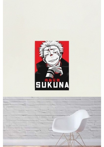Jujutsu Kaisen Sukuna 17 Tablo Ahşap Poster Dekoratif fiyatları