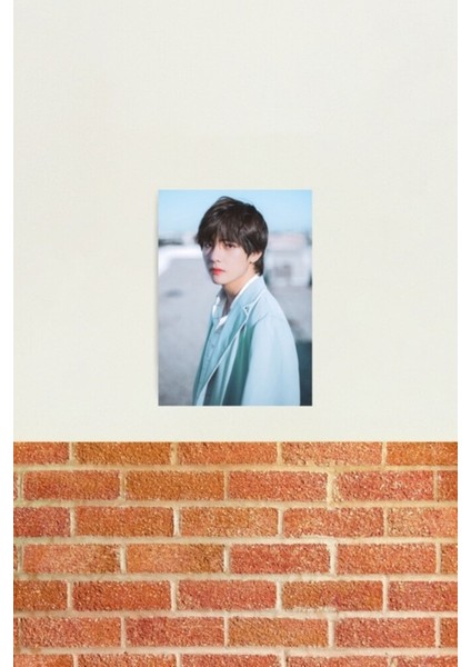 Taehyung Tablo Ahşap Poster Dekoratif KOD5209