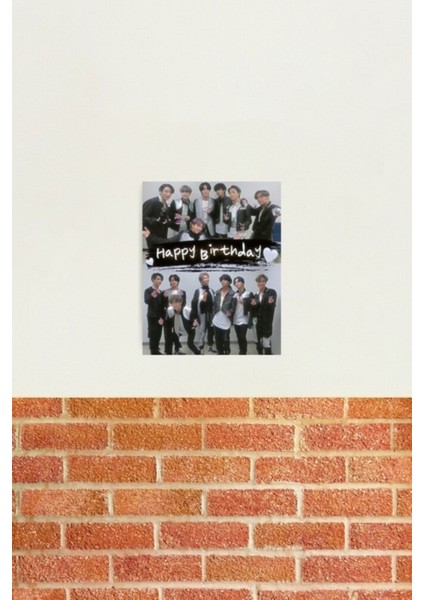 Doğum Günün Kutlu Olsun Bts Tablo Ahşap Poster Dekoratif KOD1485 fiyatları