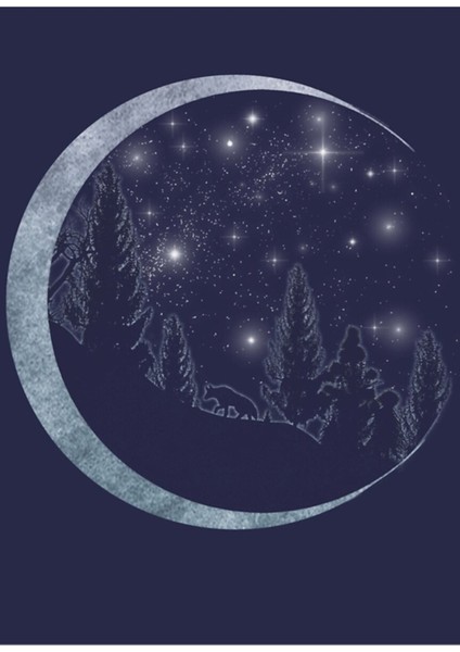 Soğuk Bir Gece Tablo Ahşap Poster Dekoratif