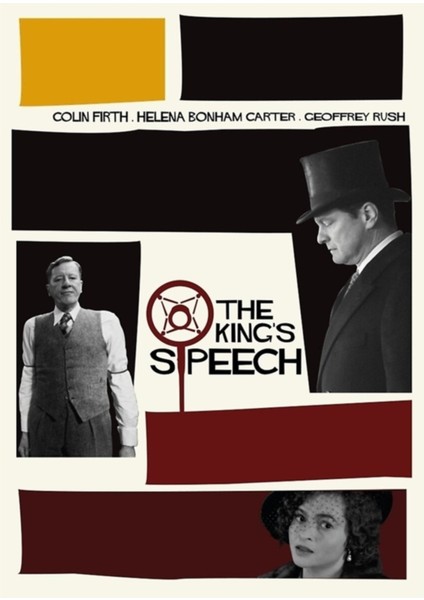The King's Speech Tablo Ahşap Poster Dekoratif
