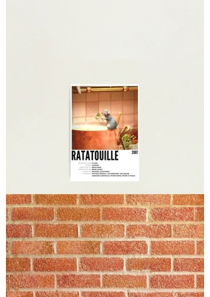 Ratatouille Tablo Ahşap Poster Dekoratif