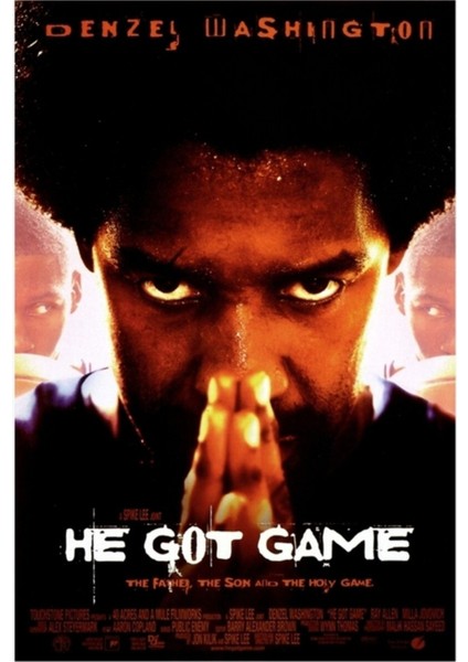 He Got Game Film Posteri Tablo Ahşap Poster Dekoratif