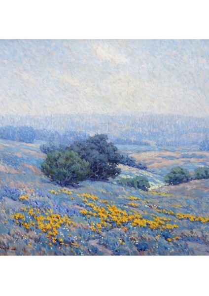 Granville Seymour Redmond - Kır Çiçekleri, Gelincikler ve Acı Baklalar Tablo Ahşap Poster Dekoratif