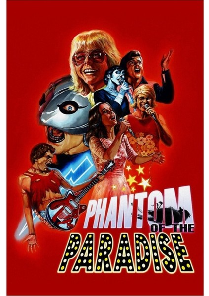 Phantom Of The Paradise 30TH Anniversary Poster Tablo Ahşap Poster Dekoratif