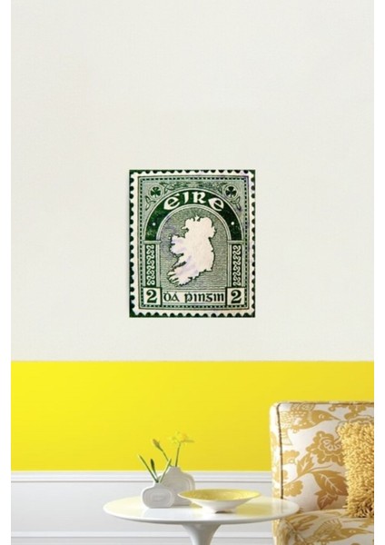 Irlanda Irlanda Eski Eski Posta Pulu Tablo Ahşap Poster Dekoratif fiyatları