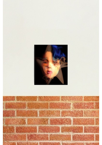 Bts Jimin Filtre Dijital Resim Tablo Ahşap Poster Dekoratif KOD1087
