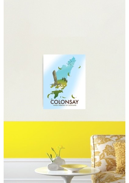 Iskoçya'nın Colonsay Iç Hebridleri, Tablo Ahşap Poster Dekoratif fiyatları