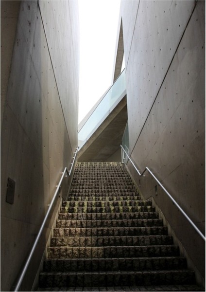 Mimari Cennete Merdiven Tadao Ando - Güzel Sanatlar Bahçesi Tablo Ahşap Poster Dekoratif