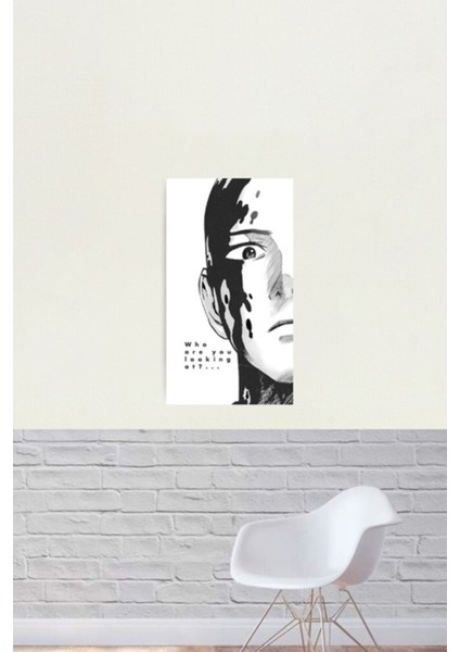 Kime Bakıyorsun ? Tablo Ahşap Poster Dekoratif