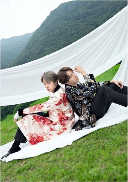 Bts 2seok - J-Hope ve Jin Tablo Ahşap Poster Dekoratif KOD1659