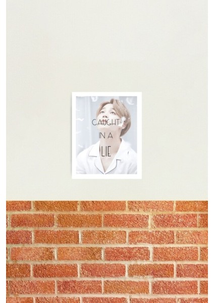 Bts Jimin - Yalan Ver. 1 Tablo Ahşap Poster Dekoratif KOD1906