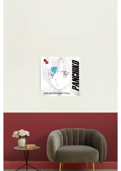 D>e>a>t>h>m>e>t>a>l - Panchiko Tablo Ahşap Poster Dekoratif