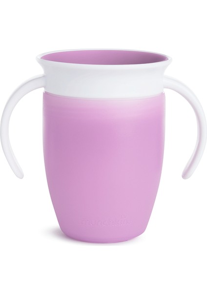 Mucize 360° Alıştırma Bardağı, 6AY+, 207ML, Mor, 1 Adet