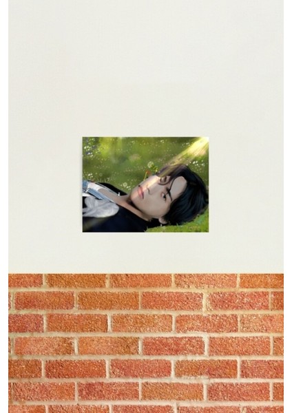 Taehyung Fanart Tablo Ahşap Poster Dekoratif KOD3703