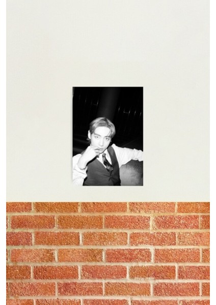 En Iyi Taehyung Poster Tablo Ahşap Poster Dekoratif KOD2162