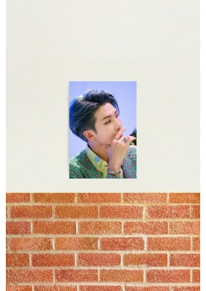 Rm / Kim Namjoon Haritası Tablo Ahşap Poster Dekoratif KOD1736