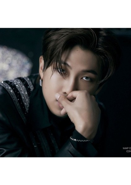 Kim Namjoon / Bts Rm Map Of The Soul On:e Konsept Fotoğraf Kitabı Tablo Ahşap Poster Dekoratif