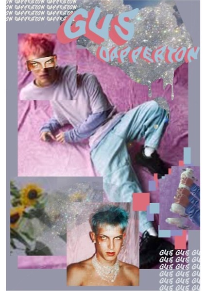 Gus Dapperton Tablo Ahşap Poster Dekoratif