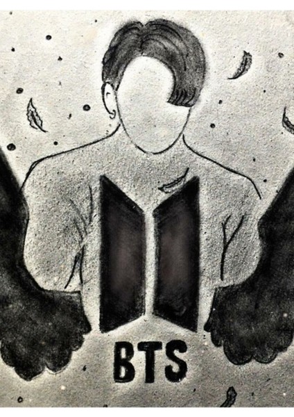 Güney Koreli Erkek Grubu Için - Bts Hayranları. 1 Tablo Ahşap Poster Dekoratif KOD176