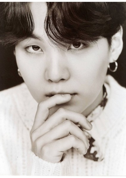Suga Dıcon Mag Bts Tablo Ahşap Poster Dekoratif KOD2988