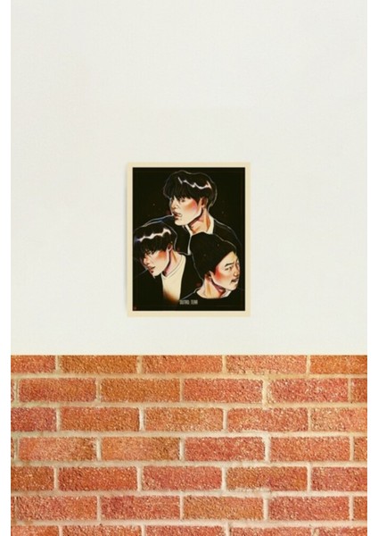Bts Raplıne Outro: Tear Tablo Ahşap Poster Dekoratif KOD1971