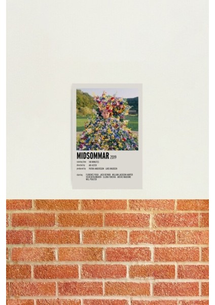 Midsommar Minimalist Polaroid Film Posteri Tablo Ahşap Poster Dekoratif fiyatları