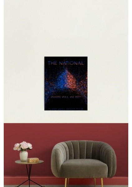The National (Band) - Sleep Well Beast (Tasarım) Tablo Ahşap Poster Dekoratif