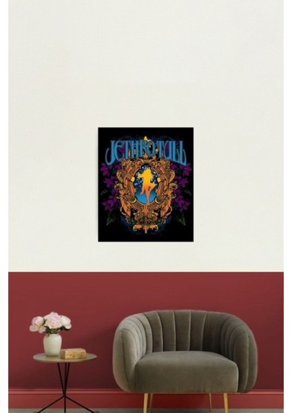 Lokomotif Tül Kaya Tablo Ahşap Poster Dekoratif