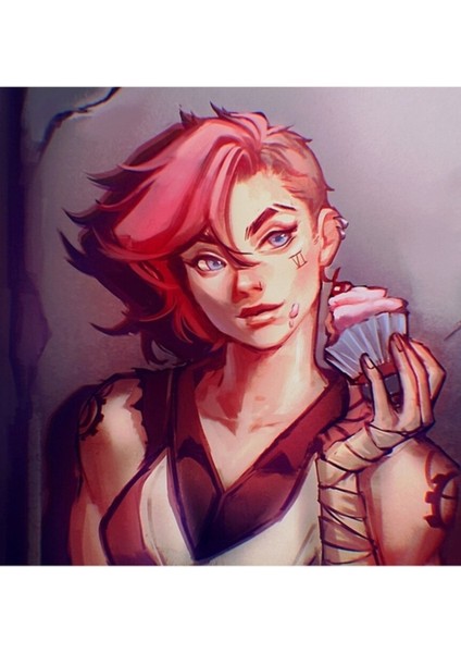 Sıcak Vı Arcane Lol Tablo Ahşap Poster Dekoratif