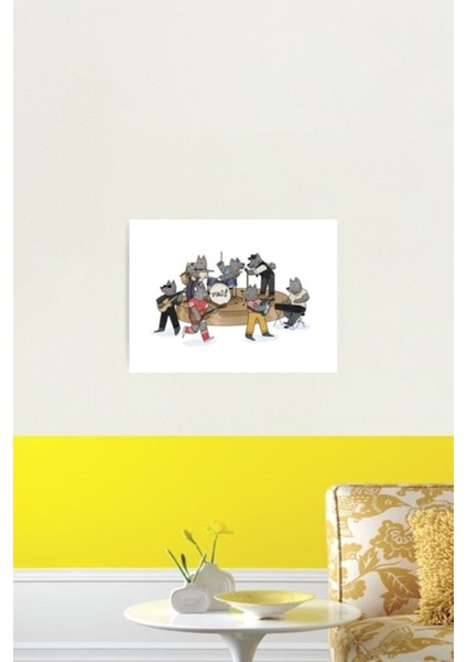 Hayvan Ruhları Tablo Ahşap Poster Dekoratif fiyatları