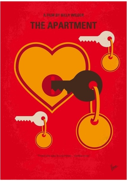 NO853 My The Apartment Tablo Ahşap Poster Dekoratif