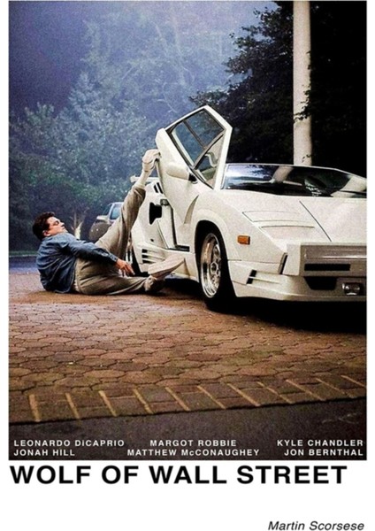 Wolf Of Wall Street Tablo Ahşap Poster Dekoratif