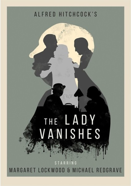 Alfred Hitchcock The Lady Vanishes Tablo Ahşap Poster Dekoratif