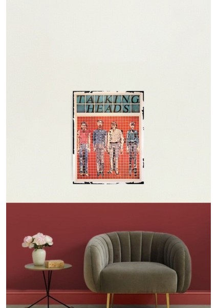 Tablo Ahşap Poster Dekoratif 1978 Konuşan Kafalar Için Vintage Poster fiyatları