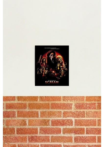 Çığlık Filmi 90'lar Tablo Ahşap Poster Dekoratif