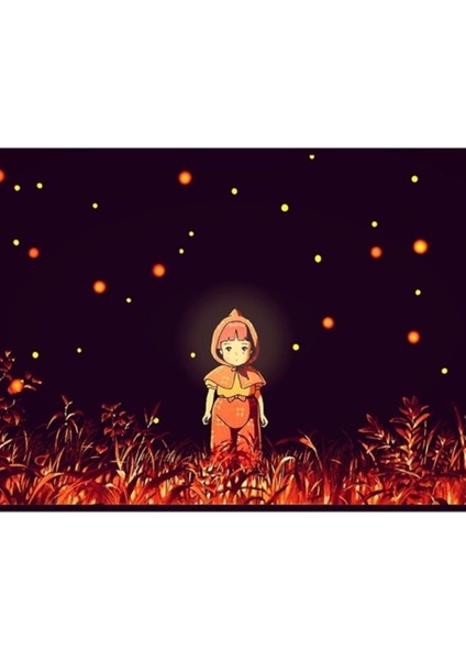 Ateşböceklerinin Mezarı (La Tumba De Las Luciérnagas) Tablo Ahşap Poster Dekoratif