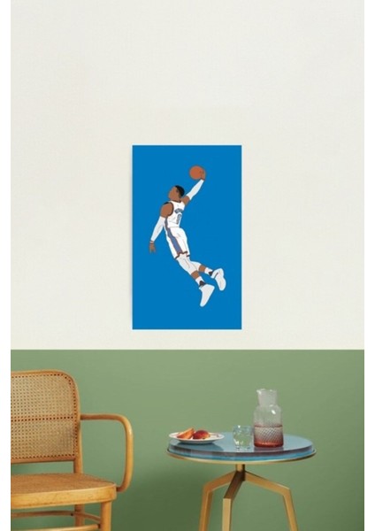 Russell Westbrook Tablo Ahşap Poster Dekoratif fiyatları