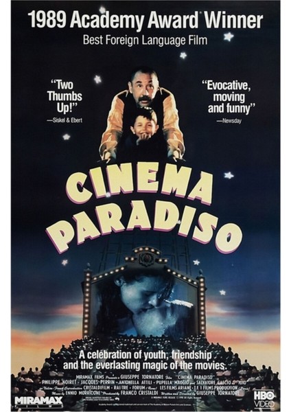Cinema Paradiso Tablo Ahşap Poster Dekoratif